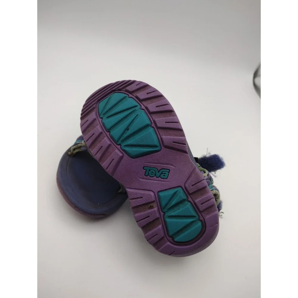 Teva Hurricane XLT 2 Toddler Purple Geometric Sport Sandals Size 6T